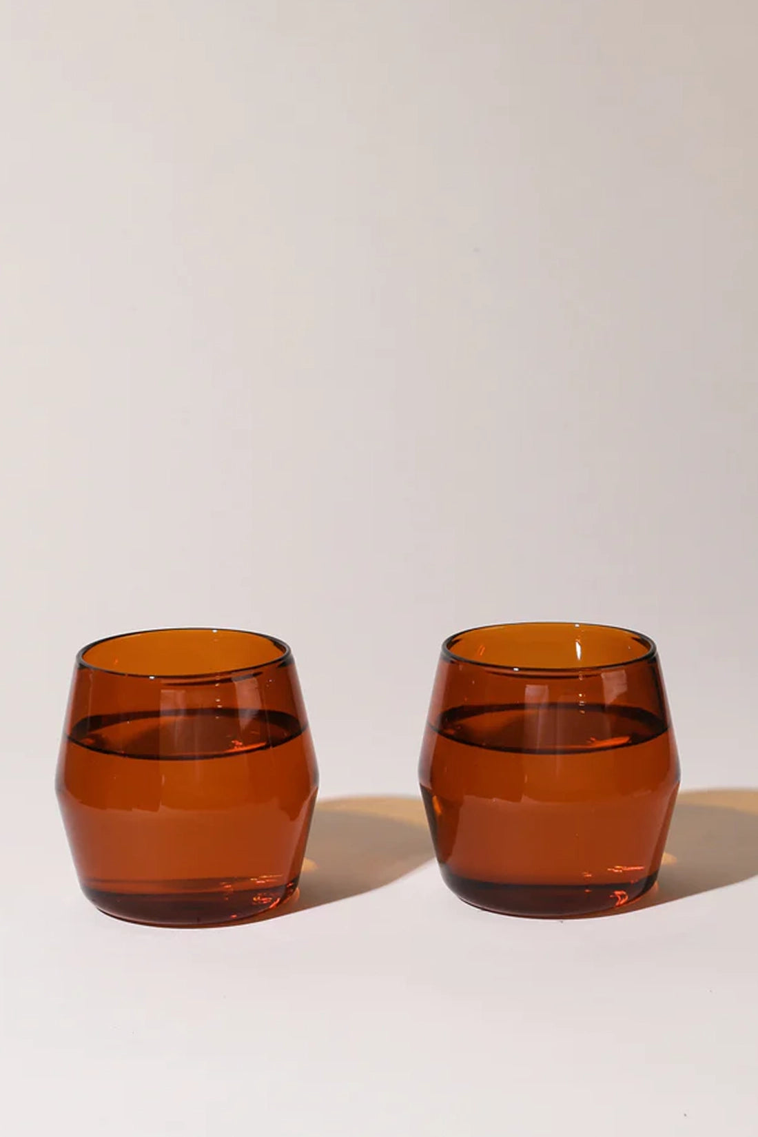 6 oz Century Glass Set - Amber