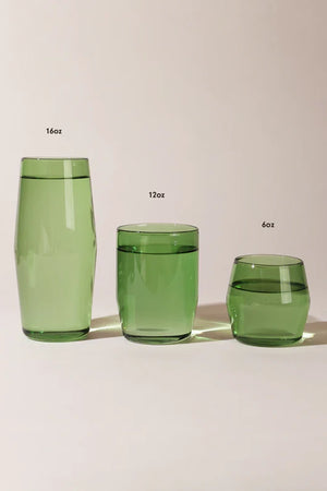 16 oz Century Glass Set - Verde