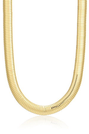 Flex Snake Chain Necklace - Gold