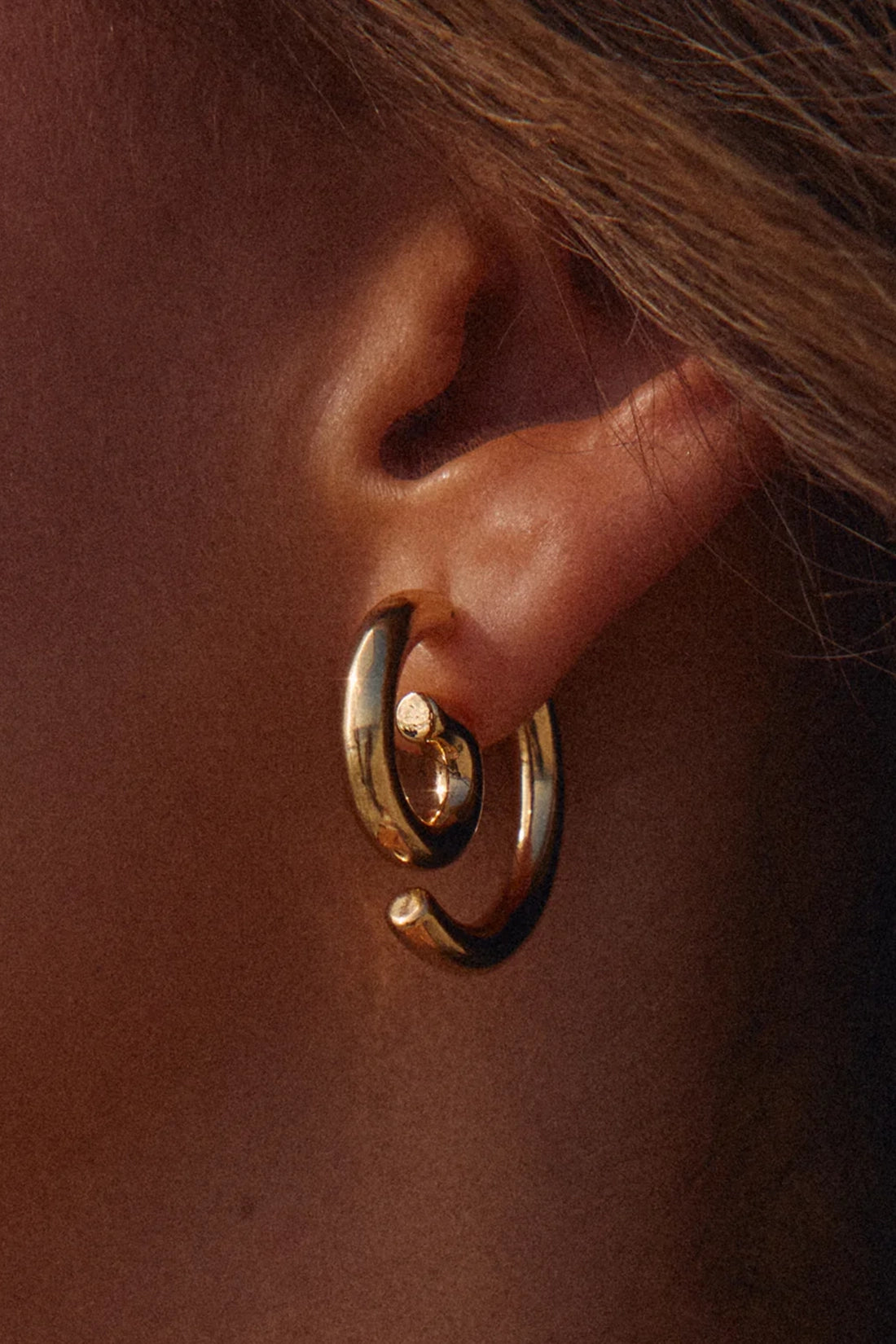 The Shell Beach Earrings - Gold