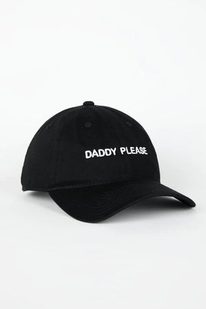 Daddy Please Cap - Black