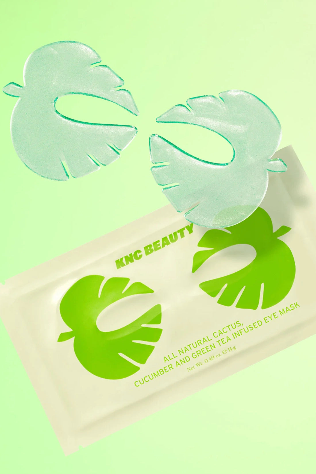 Cactus Cucumber and Green Tea Eye Mask - 5 Pack