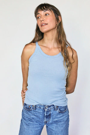 Annie Recycled Tank - Celestial Blue