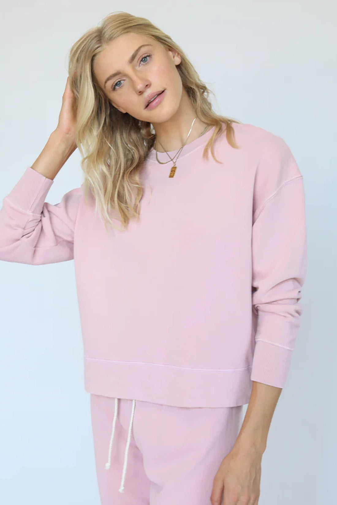 Tyler Pullover Sweatshirt - Vintage Pink