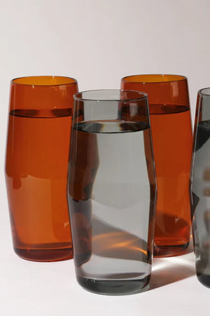 16 oz Century Glass Set - Amber