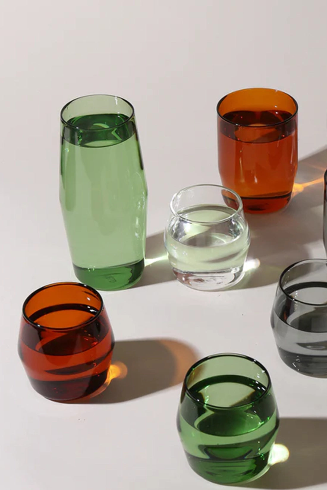 6 oz Century Glass Set - Amber