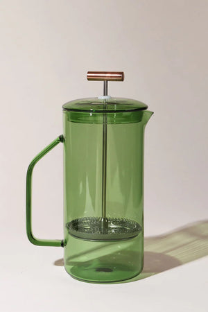 Glass French Press - Verde