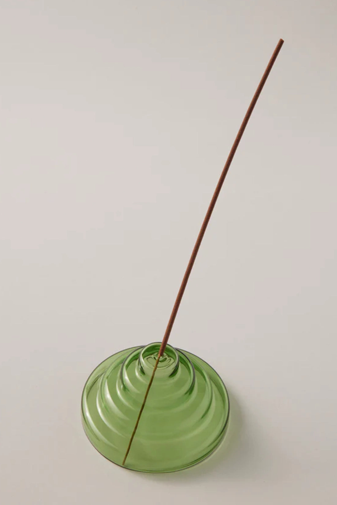 Glass Meso Incense Holder - Verde