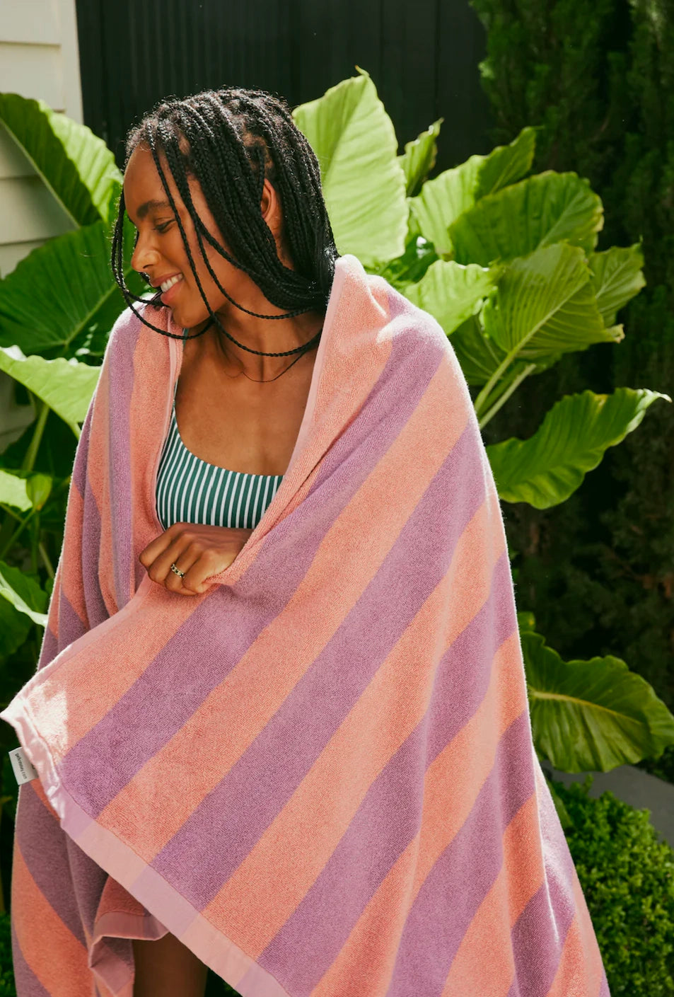 Bath Towel - Bloom Stripe