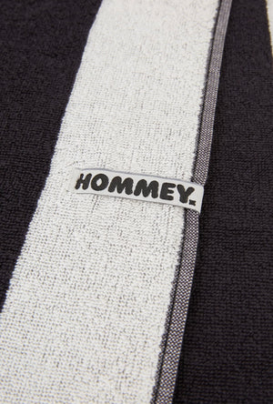 Hommey x Harrolds Robe - Liquorice Stripes