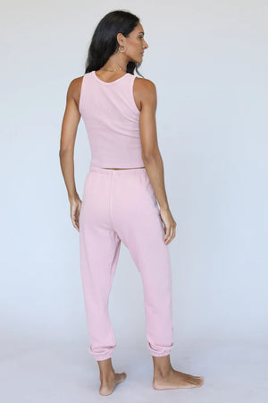Johnny French Terry Sweatpants - Vintage Pink