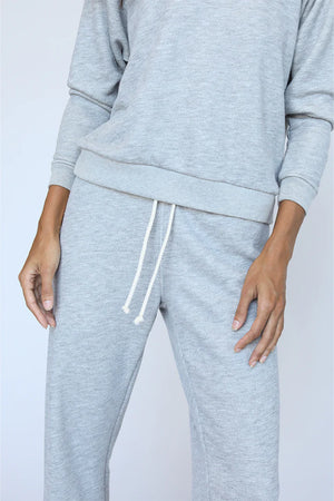 Twain French Terry Jogger - Heather Grey