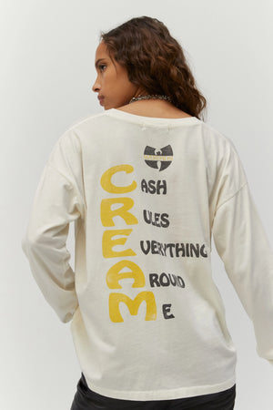 Wu-Tang Clan Cream Merch Long Sleeve