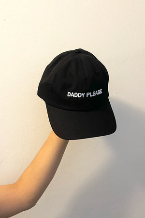 Daddy Please Cap - Black