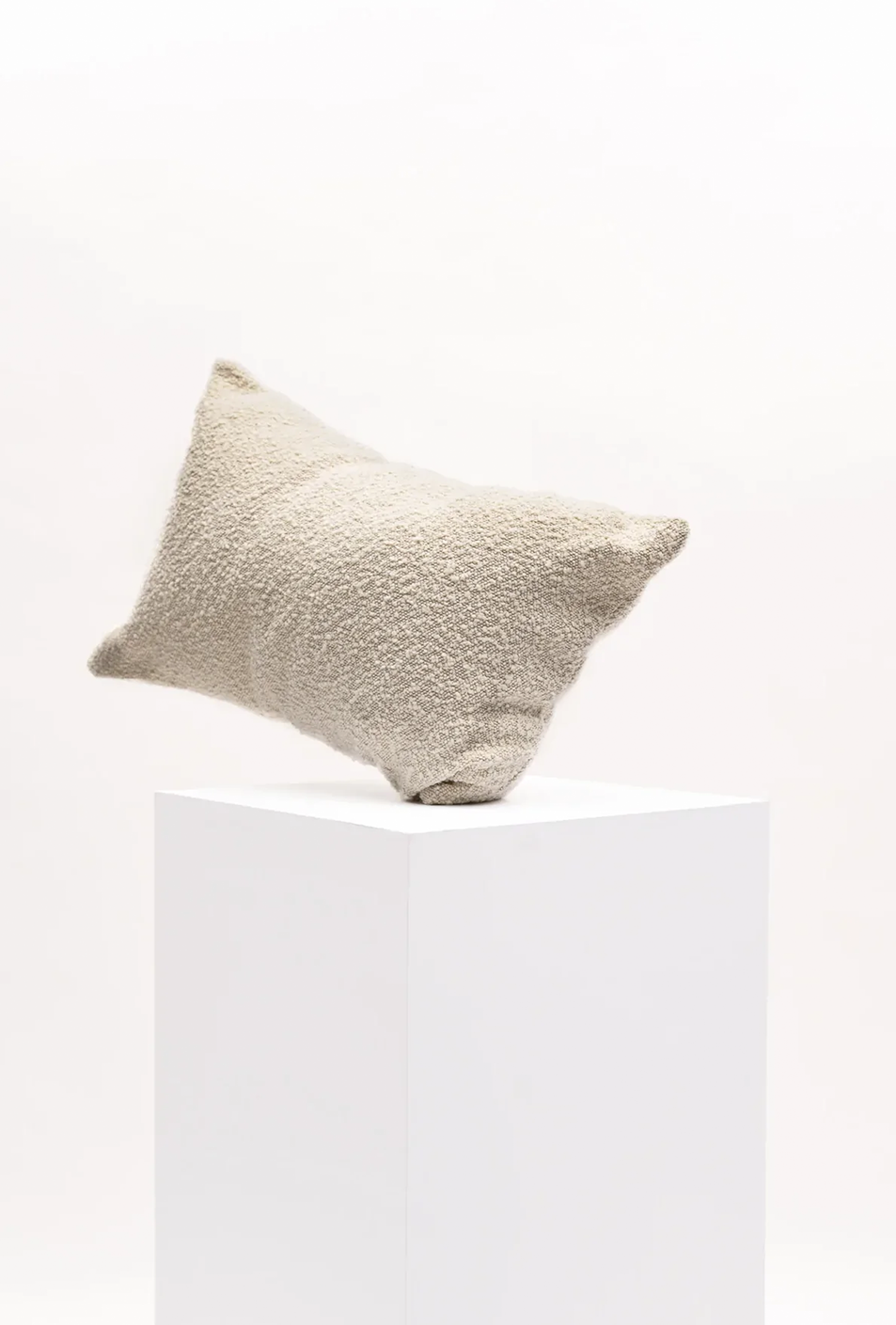 Lumbar Boucle Cushion - Natural