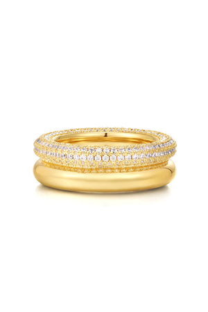 Double Amalfi Ring- Gold
