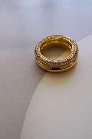 Double Amalfi Ring- Gold