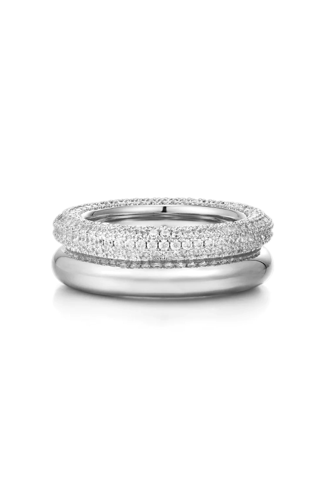 Double Amalfi Ring - Silver