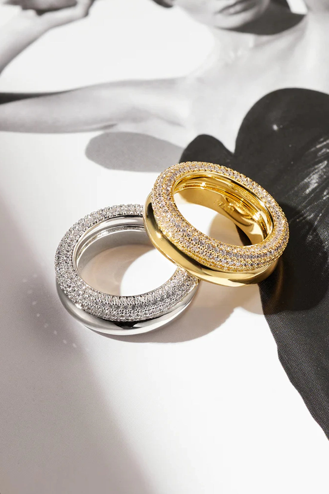 Double Amalfi Ring - Silver